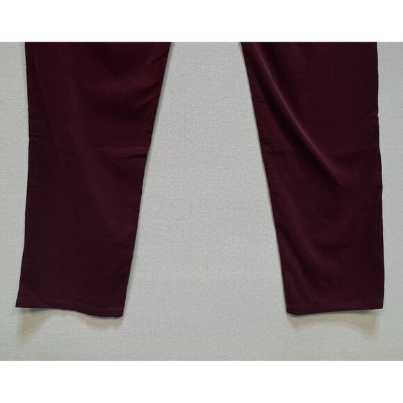 NWT Sperry Womens Bottom Microcord 5-Pocket Corduroy Pants 28 Maroon Slim Casual - Picture 11 of 11